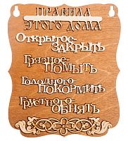 ПЛАНШЕТ "ПРАВИЛА ДОМА" буквы во Перми